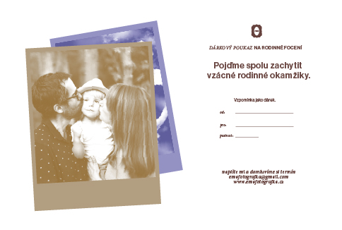 voucher na rodinné focení