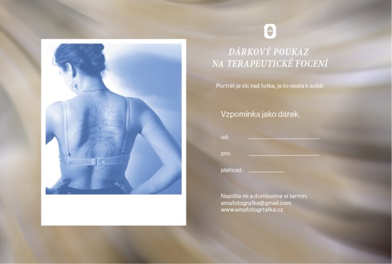 dárkový poukaz terapeutické focení