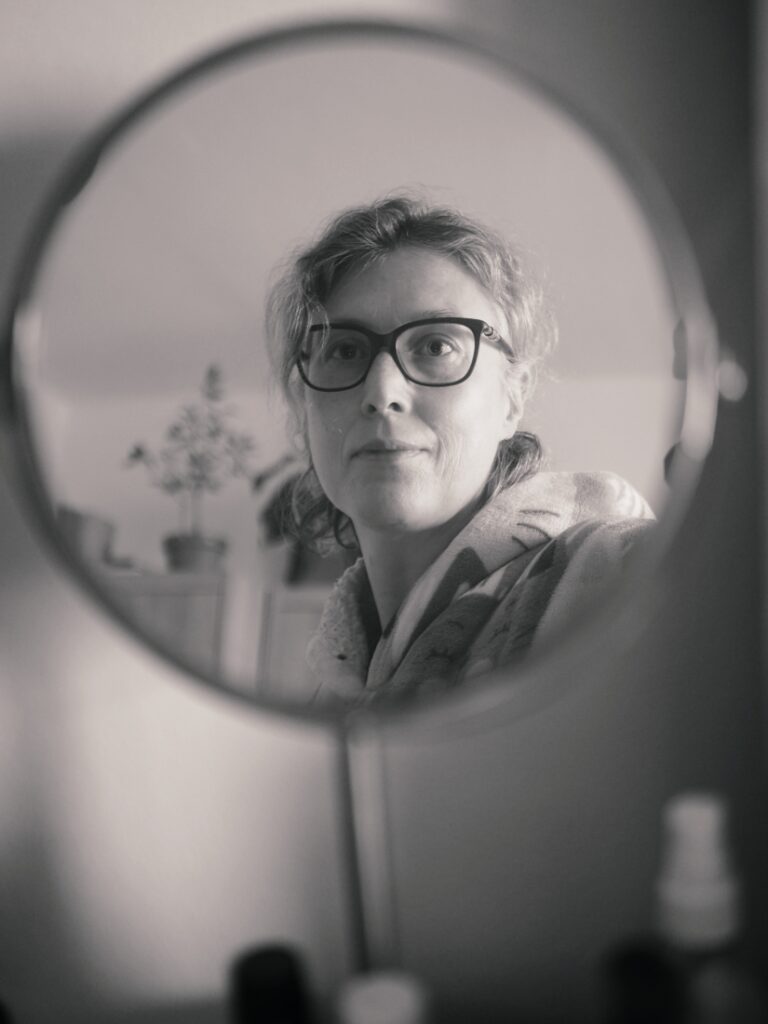 autoportrét v zrcadle