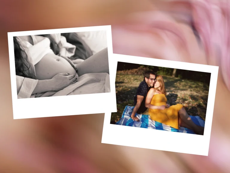 polaroid fotky na&nbsp;blogu o&nbsp;těhotenském focení